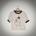 The Whitney vintage ringer tee close up signed illustration graphic