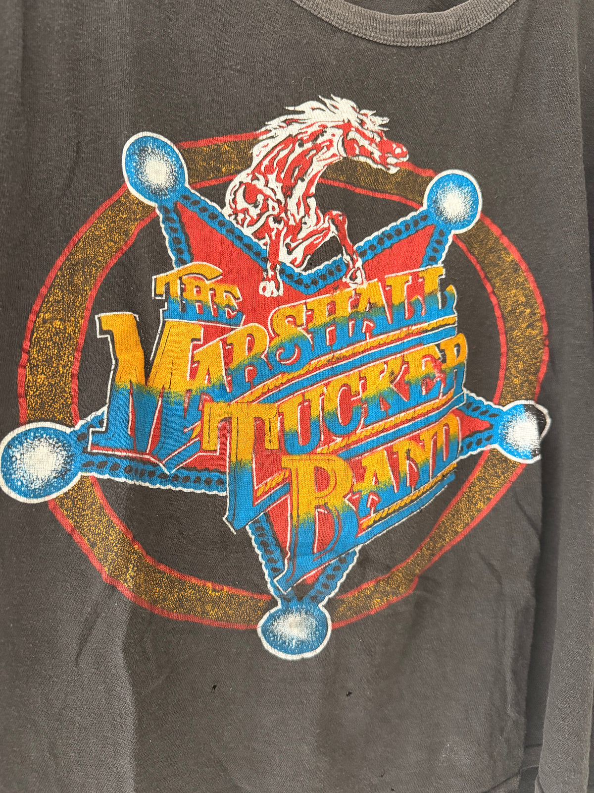 Close-up of Marshall Tucker Band front graphic